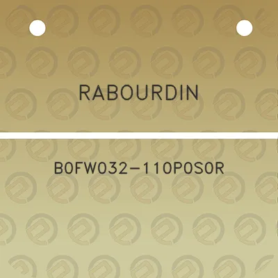 rabourdin-b0fw032-110p0s0r