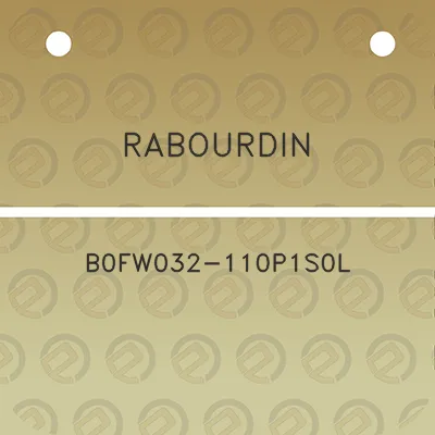 rabourdin-b0fw032-110p1s0l