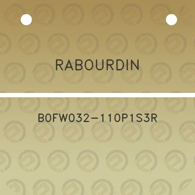 rabourdin-b0fw032-110p1s3r