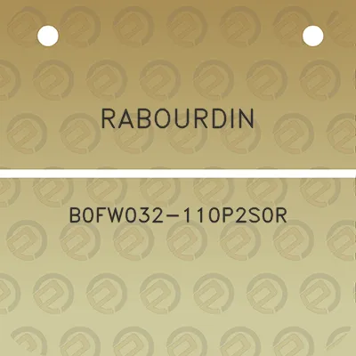 rabourdin-b0fw032-110p2s0r