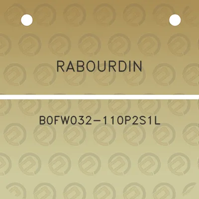 rabourdin-b0fw032-110p2s1l