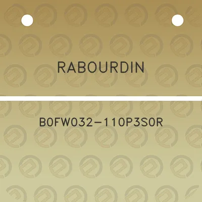 rabourdin-b0fw032-110p3s0r