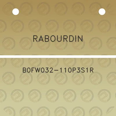 rabourdin-b0fw032-110p3s1r