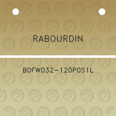 rabourdin-b0fw032-120p0s1l