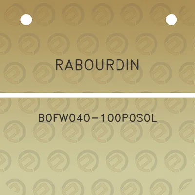 rabourdin-b0fw040-100p0s0l