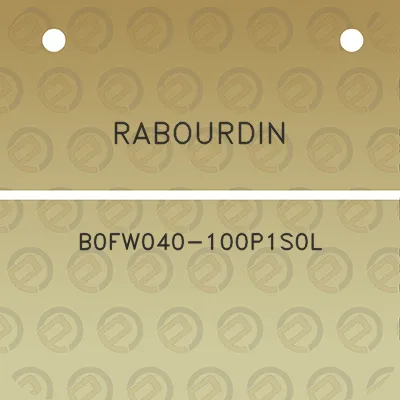 rabourdin-b0fw040-100p1s0l