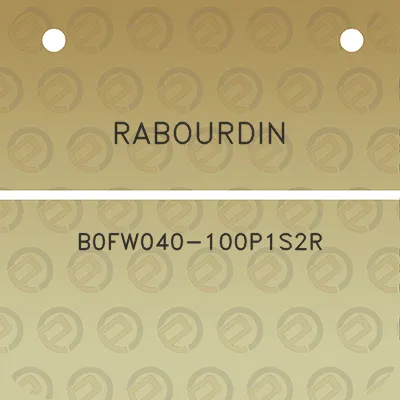 rabourdin-b0fw040-100p1s2r