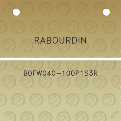 rabourdin-b0fw040-100p1s3r