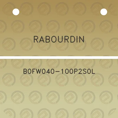 rabourdin-b0fw040-100p2s0l