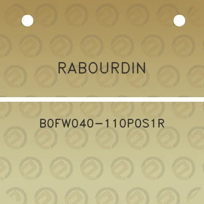 rabourdin-b0fw040-110p0s1r