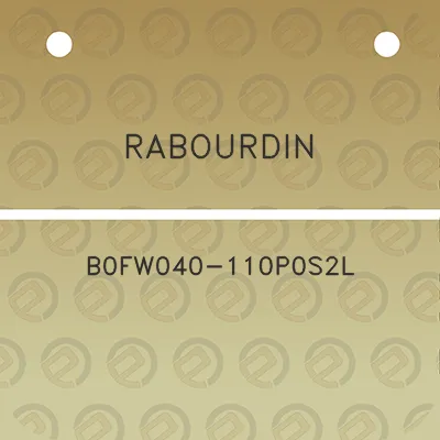 rabourdin-b0fw040-110p0s2l