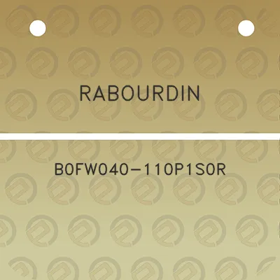 rabourdin-b0fw040-110p1s0r