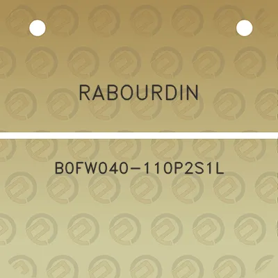 rabourdin-b0fw040-110p2s1l