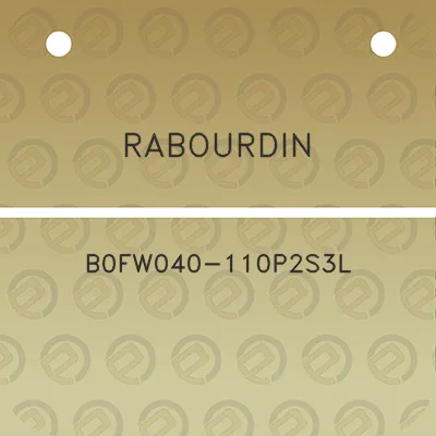 rabourdin-b0fw040-110p2s3l