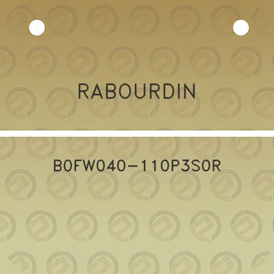 rabourdin-b0fw040-110p3s0r