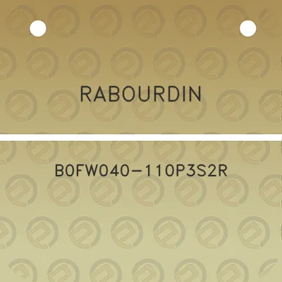 rabourdin-b0fw040-110p3s2r