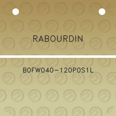 rabourdin-b0fw040-120p0s1l