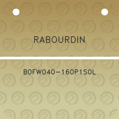 rabourdin-b0fw040-160p1s0l