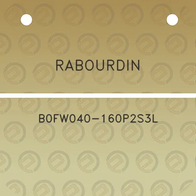 rabourdin-b0fw040-160p2s3l