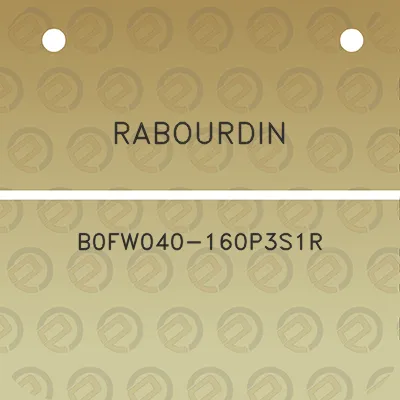 rabourdin-b0fw040-160p3s1r