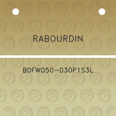 rabourdin-b0fw050-030p1s3l