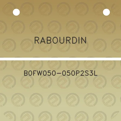 rabourdin-b0fw050-050p2s3l