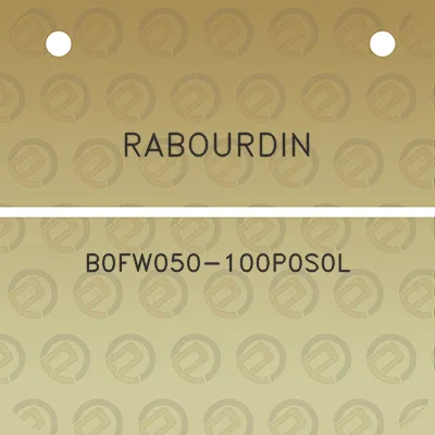 rabourdin-b0fw050-100p0s0l