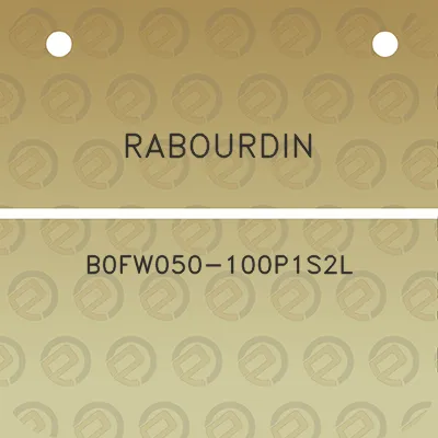 rabourdin-b0fw050-100p1s2l