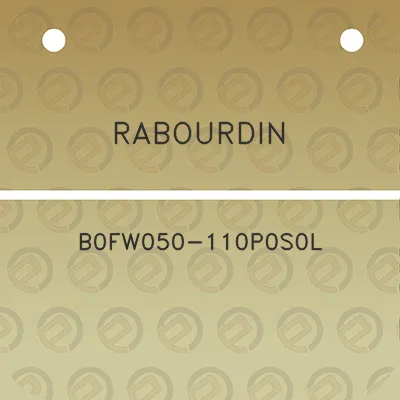 rabourdin-b0fw050-110p0s0l