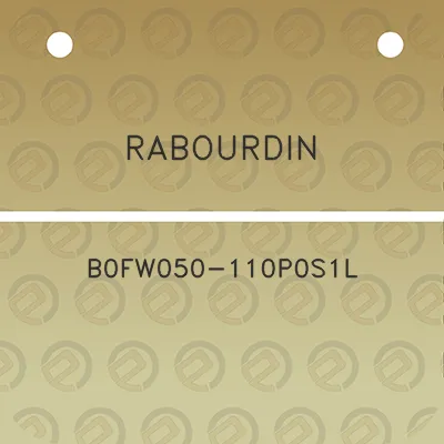 rabourdin-b0fw050-110p0s1l