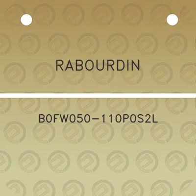 rabourdin-b0fw050-110p0s2l