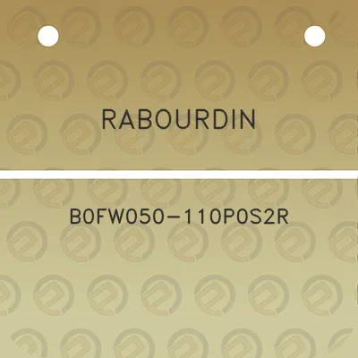 rabourdin-b0fw050-110p0s2r