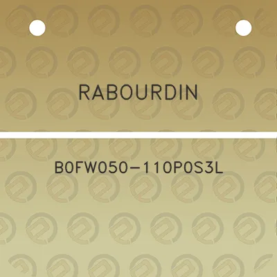 rabourdin-b0fw050-110p0s3l