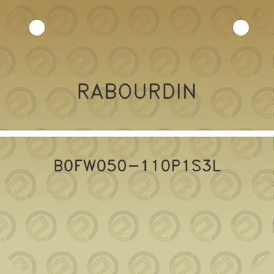 rabourdin-b0fw050-110p1s3l