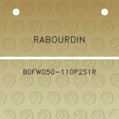 rabourdin-b0fw050-110p2s1r