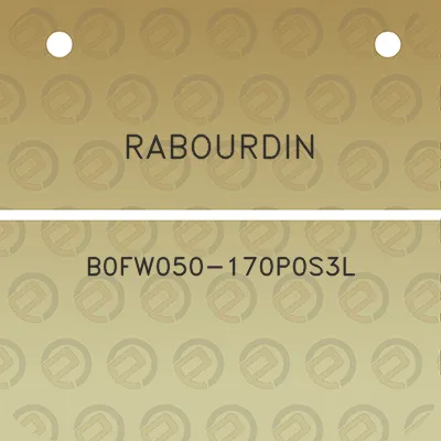 rabourdin-b0fw050-170p0s3l