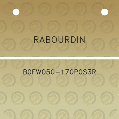 rabourdin-b0fw050-170p0s3r