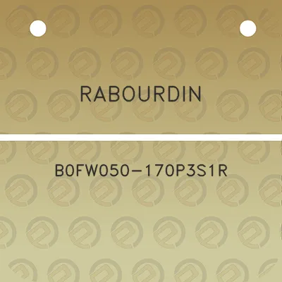 rabourdin-b0fw050-170p3s1r