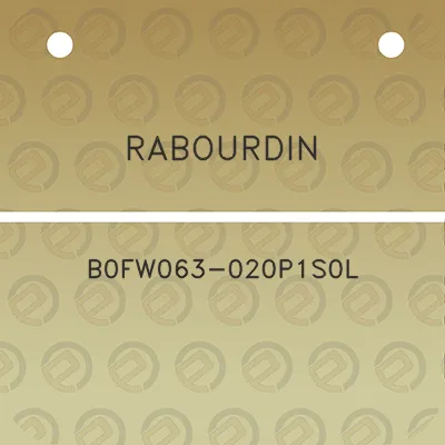 rabourdin-b0fw063-020p1s0l