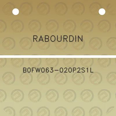 rabourdin-b0fw063-020p2s1l