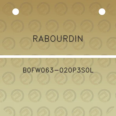 rabourdin-b0fw063-020p3s0l