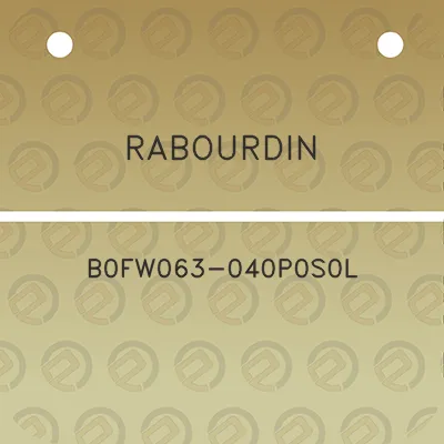 rabourdin-b0fw063-040p0s0l