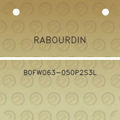 rabourdin-b0fw063-050p2s3l