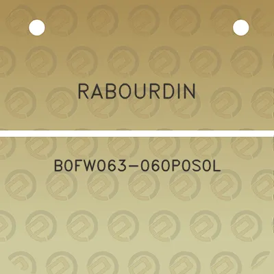 rabourdin-b0fw063-060p0s0l