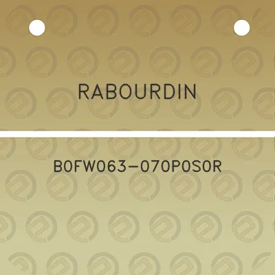 rabourdin-b0fw063-070p0s0r