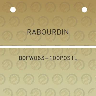 rabourdin-b0fw063-100p0s1l