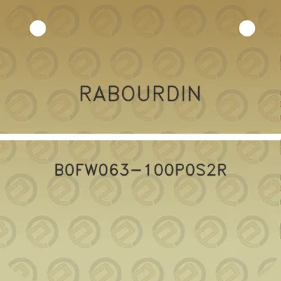 rabourdin-b0fw063-100p0s2r