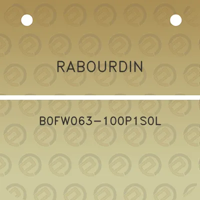 rabourdin-b0fw063-100p1s0l