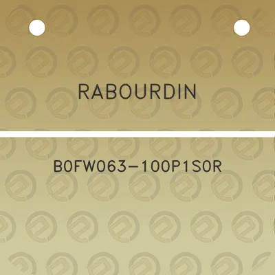 rabourdin-b0fw063-100p1s0r