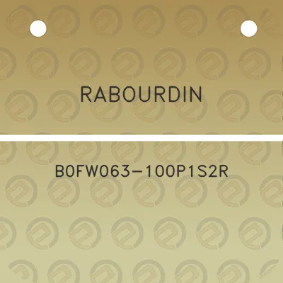 rabourdin-b0fw063-100p1s2r